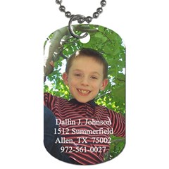 Dallin s Dog Tag - Dog Tag (Two Sides)