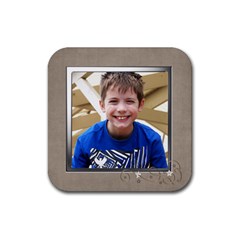 Tom2 coaster - Rubber Coaster (Square)