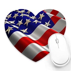 flag - Heart Mousepad