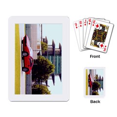 Tami & I on the Indy Speedway road course - Playing Cards Single Design (Rectangle)