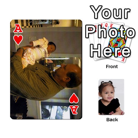 Ace Des Cards By Chantal Cooper Front - HeartA