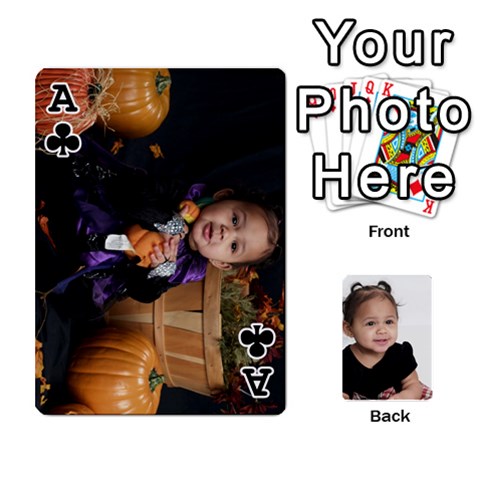 Ace Des Cards By Chantal Cooper Front - ClubA