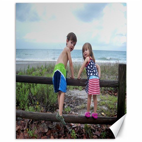 Day At The Beach By Julie Guess Canvas