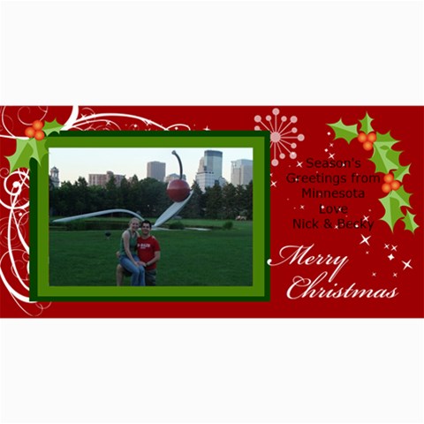 Christmas Cards By Becky 8 x4  Photo Card - 1
