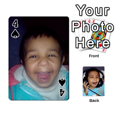 Lakshya Cards1 By Anshu Front - Spade4