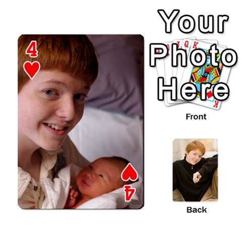 Family Cards Front - Heart4