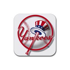 Yankees Coaster - Rubber Coaster (Square)