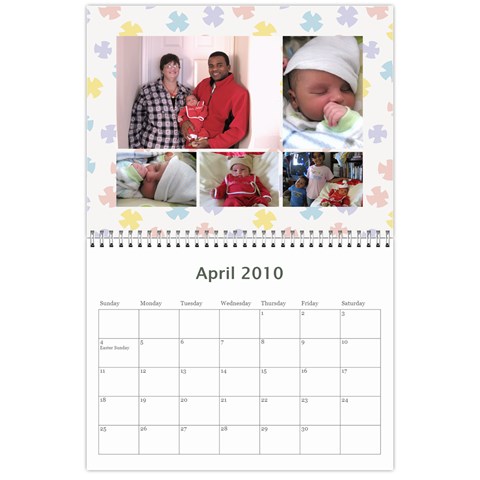 Adam s Calendar By Deanna Apr 2010