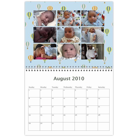 Adam s Calendar By Deanna Aug 2010