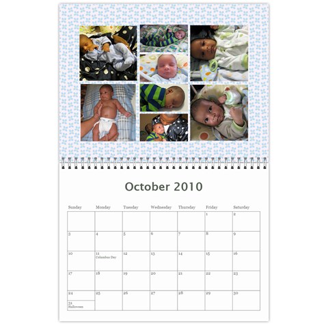 Adam s Calendar By Deanna Oct 2010
