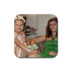 Father Daughter Dance Coaster - Rubber Coaster (Square)