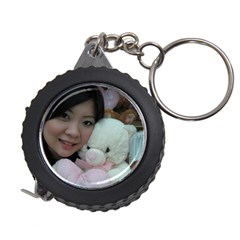 Measuring tape keychain