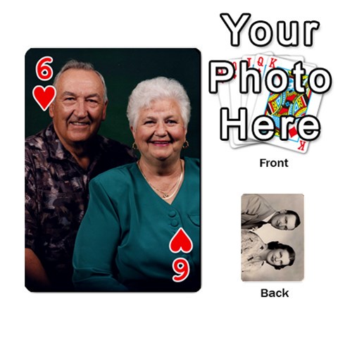 Grandma Cards By Kim Front - Heart6