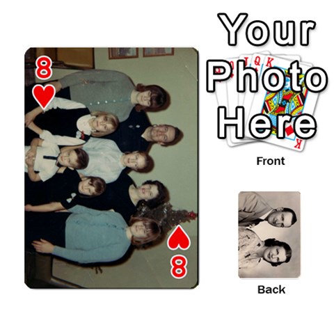 Grandma Cards By Kim Front - Heart8