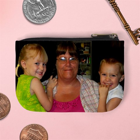 Coin Purse Kids And Snowman By Faith Hale Back