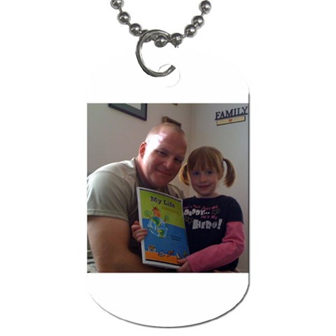 Loral s Daddy Dogtags!  By Cheryl Moore Front