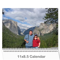 Calendar I made for us! - Wall Calendar 11  x 8.5  (12-Months)