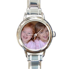 Anna and Gabi - Round Italian Charm Watch