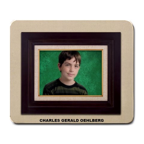 Mousepad Of Charlie By Debra Oehlberg Front