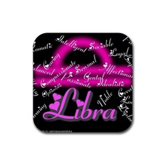 Libra babe s mini mousepad! - Rubber Coaster (Square)