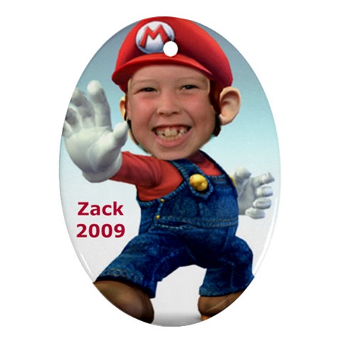 Zack Christmas Ornament By Kelly Front