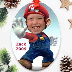 Zack Christmas Ornament - Ornament (Oval)