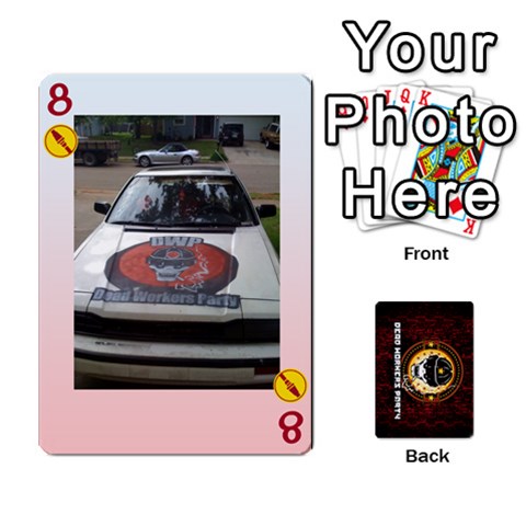Deck Of Cards For The Cp Community By Brent Front - Heart8
