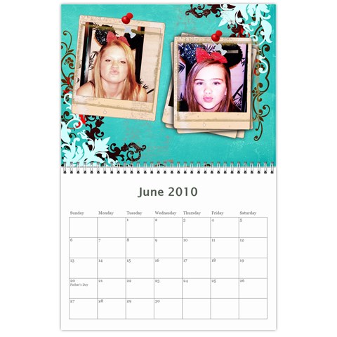 2010 Calendar By Kelly Jun 2010