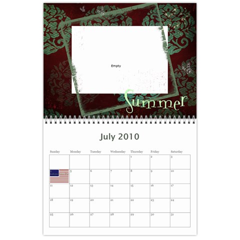 2010 Calendar By Kelly Jul 2010