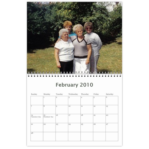 Family Calendar By Matthew Feb 2010