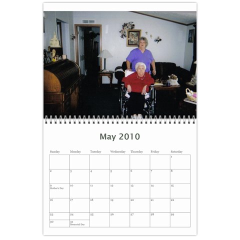 Family Calendar By Matthew May 2010