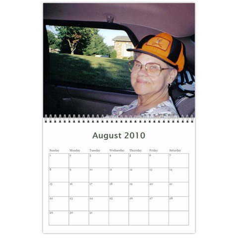 Family Calendar By Matthew Aug 2010