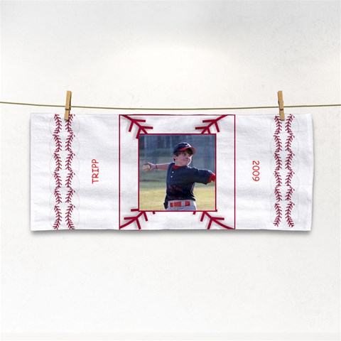 Baseball Towel By Kelley Still Front