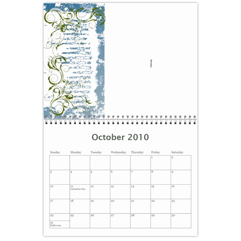 My Parents  2010 Calendar By Melissa Solito Oct 2010