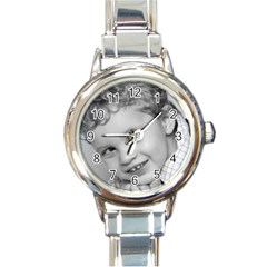 Round Italian Charm Watch