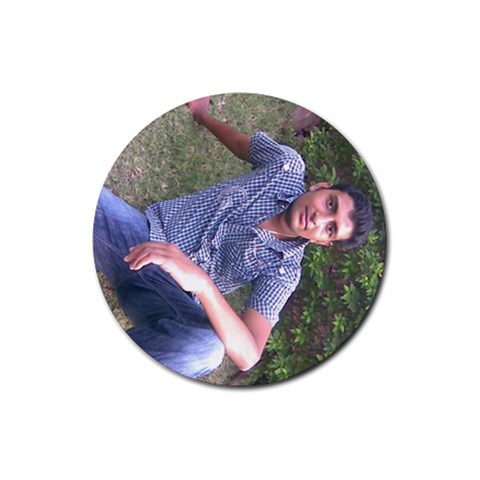 Free Drinks Rubber Coaster By Bhavik Front