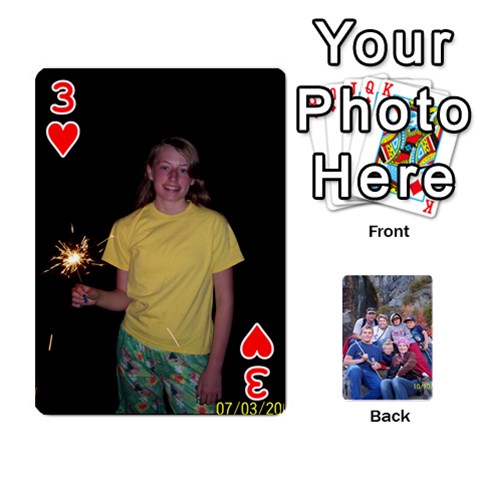 Playing Cards We Made For Cory s Birthday From 2009 By Janice Miller Front - Heart3