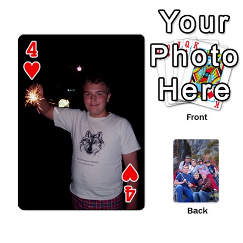 Playing Cards We Made For Cory s Birthday From 2009 By Janice Miller Front - Heart4