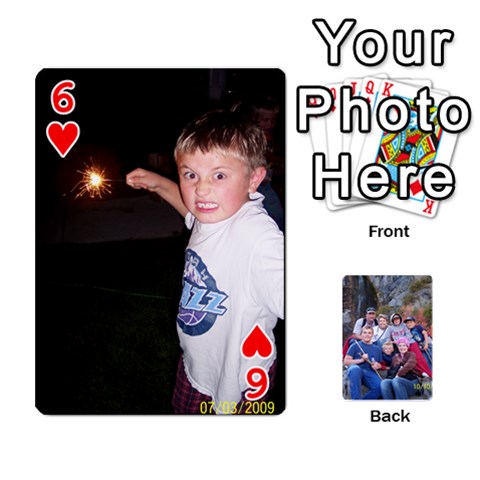 Playing Cards We Made For Cory s Birthday From 2009 By Janice Miller Front - Heart6