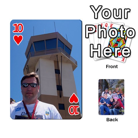Playing Cards We Made For Cory s Birthday From 2009 By Janice Miller Front - Heart10