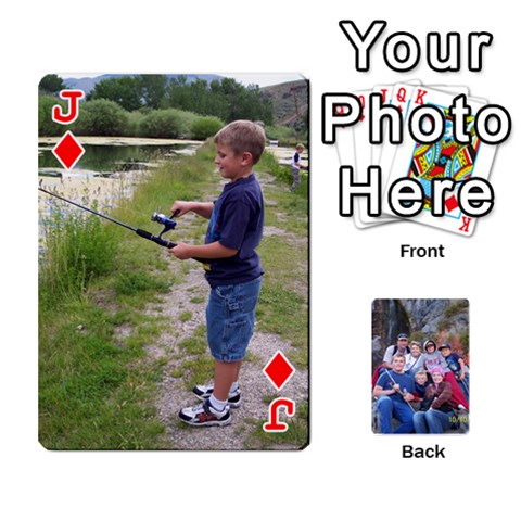 Jack Playing Cards We Made For Cory s Birthday From 2009 By Janice Miller Front - DiamondJ