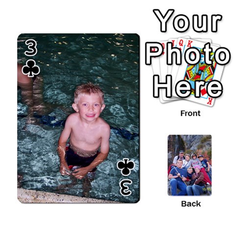 Playing Cards We Made For Cory s Birthday From 2009 By Janice Miller Front - Club3