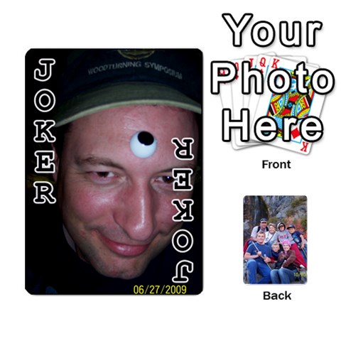 Playing Cards We Made For Cory s Birthday From 2009 By Janice Miller Front - Joker1