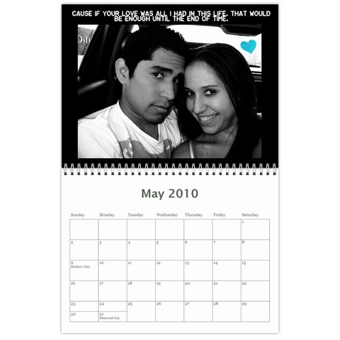 Calendar By Jessica May 2010