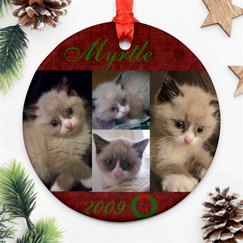 Myrtle 2009 Ornament By Melissa Front