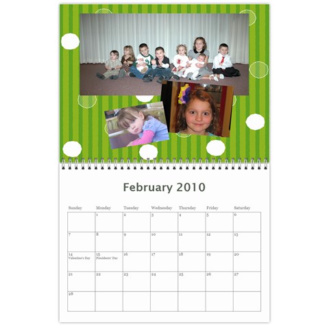 Gleason Calendar By Joy Feb 2010