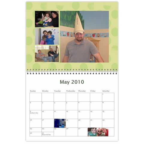 Gleason Calendar By Joy May 2010