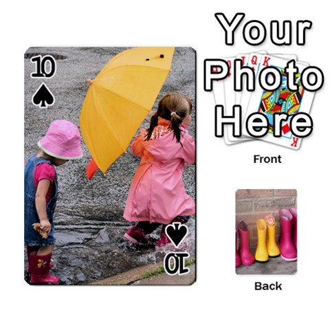Rainyday Playing Cards By Lily Hamilton Front - Spade10