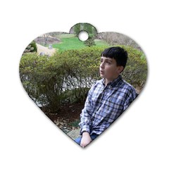 Dog Tag Heart (One Side)