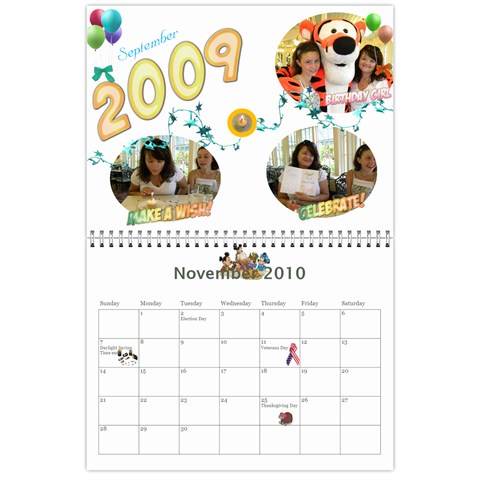 Calendar For Kristi By Anna Marie Nov 2010